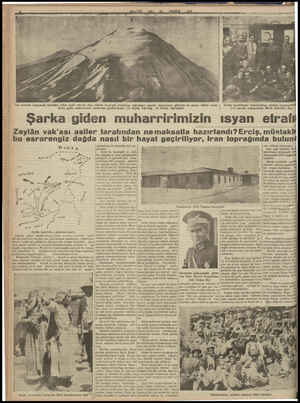  Pek yakında başlıyacak harekâta sahne teşkil edecek olan a: Şarka giden muharririmiz tarafından gönderilmiştir. (1) Büyük...