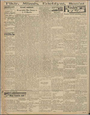  KFikir, İLLİYET Mizahı, yailliyet Iki san'atkâr: Mm. Simone ve İsrin umdesi “Milliyet” Hr “27 ŞUBAT 1931 JAREHANE — Ankara