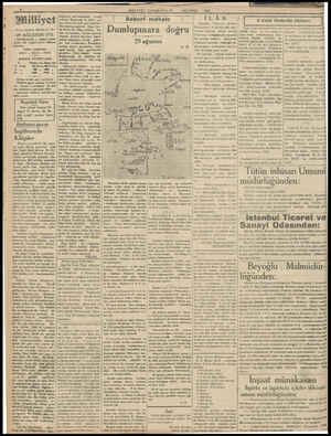  AĞUSTO: 1931 İLÂN Şirketi MİLLİYET MARTESI 79 | Askeri makale : . kimseye imrenmemize lüzum i Ymalliyet yoktur. Rumcada da