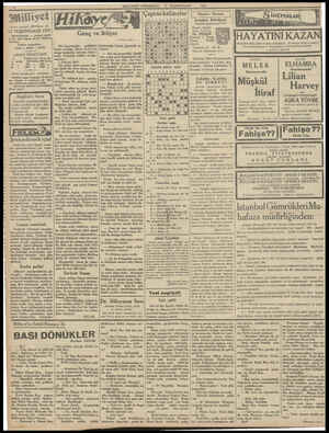  — ex 21) t AMAY A Asrın umdesi «Milliyet» tir. 12 TEŞRİNİSANİ 1931 İDAREHANE — Ankara cadde- - a Telgraf adresi: 231) oy...