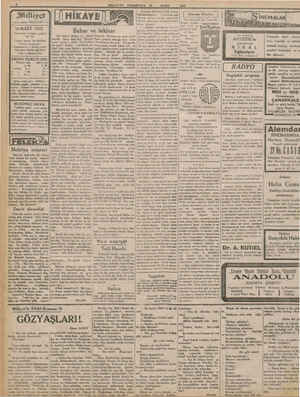    Milliyet Asrın umdesi “MİLLİYET” tir. 14 MART 1932 İdarehane:' Ankara caddesi, 100 No. Telgraf adresi: İst. Milliyet...