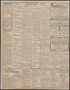  milliyet Asrın umdesi “MİLLİYET” tir 26MART 1932 İdarehane: Ankara caddesi, 100 Na Telgraf adresi: İst, Milliyet Telefon...