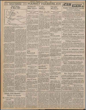  MİLLİYET PERŞEMBE 3i MART Ikinci İnönü 31 Mart 1921 karya ve Dumlupınar zaferleri... Bugün bu sarsılmaz dört temel sılımtılı