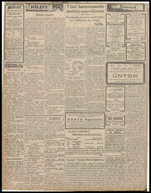  | İ gilliyet Asrın umdesi “MİLLİYET” 4 MAYIS 1932 Marehane: Ankam caddesi, 100 No Telgrat adresi: at. Milliyet Telefon...