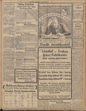    3 üncü kolordu İ ilânları K.O. ve 1. F.. kıtaları için 10000 kila makarna pazarlıkla satın slmacaktır, İhalesi 15-12- 932