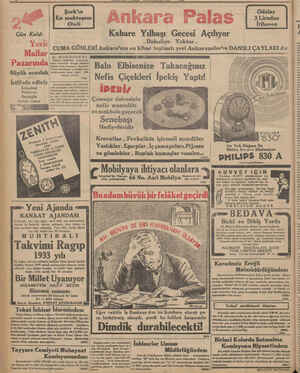    Gün Kaldı Büyük ucuzluk İstifade ediniz İstanbul Bahçekapı Beyoğlu Kullanışlı, her cebe sığar, MUHT bilgiler. Ayrıca 1933