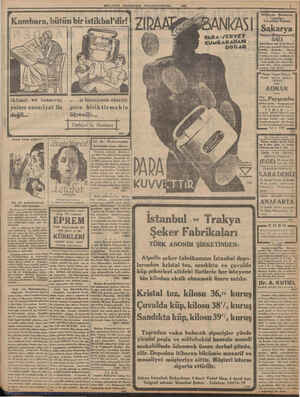    | MİLLİYET PAZARTESİ ISKANUNUEVVE:. 1932 z PARA-JERVET KUMBARADANI a ei DO ıhtamından hareketle (Zonguldak ği İnebolu, ©