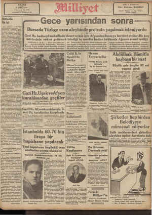    NUSHASI 5 Hitlerin İlk işi Hitler Hükümeti, meclisi dağıt- makla faaliyete başlamıştır. Von Sehleicher'in istifasına sebep,