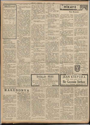  Tea Jülliyet Asım umdesi “MİLLİYE T “tir. 25 ŞUBAT 1933 İdarehane: Ankara caddesi, 100 Ne. Telgraf İst. Milliyet Telefon...