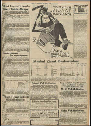  Askeri Lise ve Ortamek- teplere Talebe Alınıyor eğ — 1933 - 1934 ders senesi için İstanbulda bulunan Ku- ve Maltepe...