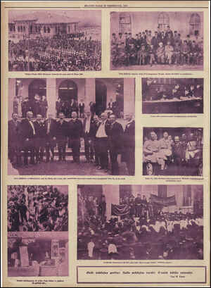  MİLLİYET PAZAR 29 TEŞRİNİEVVEL 1933 İsmet Pş. itilâf devletleri başkumandanlarına Mudanya muahedenamesini imzalattıktan...