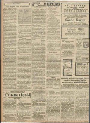  1933 İtalyan kara manevraları Evvelce, (Milliyet) te yazdığım | bir makale ile İtalyada 1932 yılında | yapılan kara...