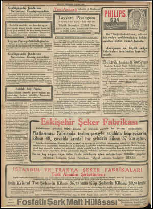  MİLLİYET PERŞEMBE 8 ŞUBAT 1934 ij : Gedikpaşada Jandarma . Satınalma Komisyonundan: | Satım almacak kompile iki adet toman