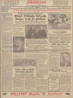 Milliyet Gazetesi 7 Kasım 1934 kapağı