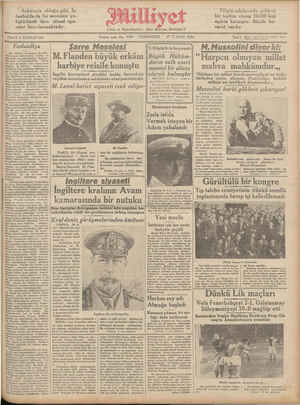 Milliyet Gazetesi 17 Kasım 1934 kapağı