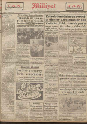 Milliyet Gazetesi January 12, 1935 kapağı