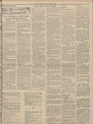    dn SAR A .. Yazan : Marthe Richard TİHAYATIM MİLLİYET PAZARTESİ 14 İKİNCİKANUN 1935 Tercüme eden: M.F. Kasa mes'elesinin