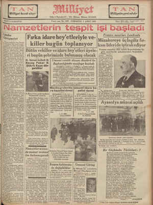 Milliyet Gazetesi February 2, 1935 kapağı