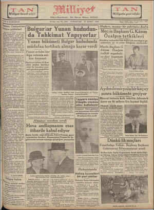 Milliyet Gazetesi February 16, 1935 kapağı