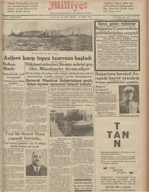 Milliyet Gazetesi 10 Mart 1935 kapağı