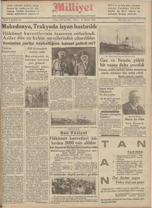 Milliyet Gazetesi March 12, 1935 kapağı
