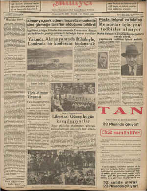 Milliyet Gazetesi April 14, 1935 kapağı