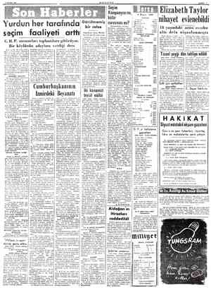  4 MAYIS 1950 Yurdun her tarafında seçim faaliyeti arttı ... | C. H. P. memurları toplantılara götürüyor. Bir köylünün...