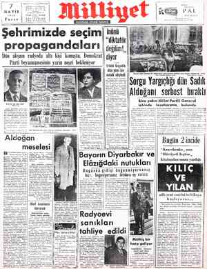 Milliyet sayfa 1