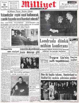 Milliyet sayfa 1