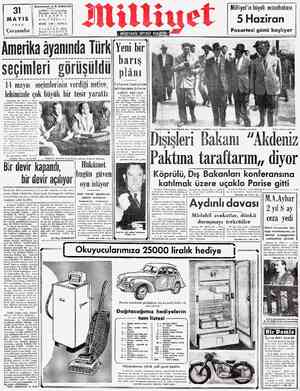  3 MAYIS 1950 Çarşamba Başmuharriri: A. N. KARACAN . XYIL:1 SAYI:29 ADRES: Nuruosmaniye Türbedar sökak No; 18 İSTANBUL FİATI