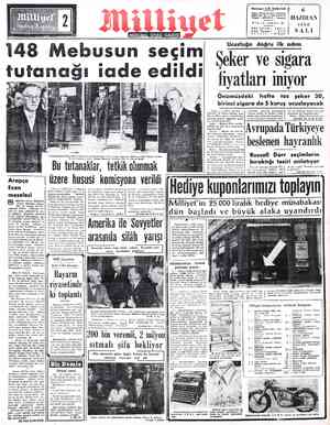 Arapça Ezan meselesi aşbakan Adnan Menderes Zafer. Gazelesi Başya. zarı ile yaptığı bir ko . nuşmada Hâiklik hakkında et-...