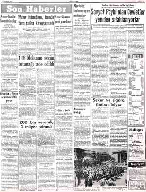  8 HAZİRAN 1950 MİL LIYET Amerikada komünistler Amerasia hâdisesi yeniden ele alınıyor Waşington 5 (A.A) — Federal tahlıkat