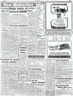  ? HAZIRAN 1950 MİLLİYET ——— —--—— Yeni Atlantik ordusu fikri Washington, 6 (ALA.) — Bi deşik Amerika askeri ve siyasi...