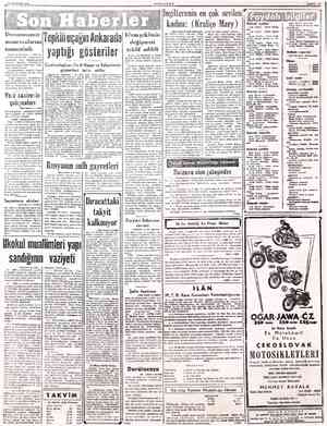  15 HAZİRAN 195 —7 HAZ 1956 MILLIEYET Donanmamız manevralarını tamamladı İzmir 14 (Milliyet) — Bir ay- danberi Akdenizde...