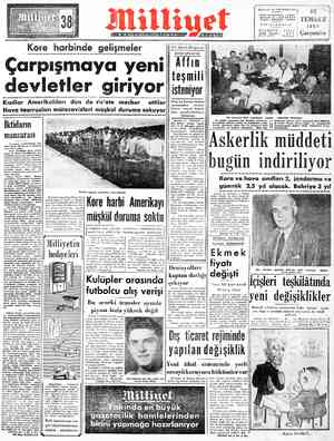 Milliyet sayfa 1