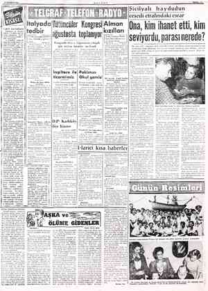  23 TEMMUZ 1950 — —MILLİYET SAYFA : $ NOUN aa #jans co:rafyası (Moliğre) in *Zorâki tabib» i kalbin sağ ta- ralta olduğunu —
