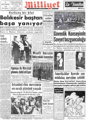 Milliyet sayfa 1