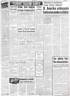  18 ARALIK 1950 ŞOCOOLONULUUKUUUCU NU Son çareye doğru Dünkü gazetelerde çıkan bir Amerika telgrafına gö. re, Kıml Çin —...