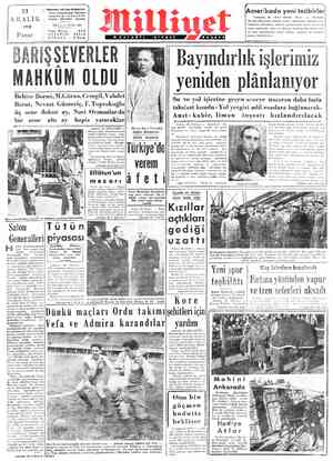  c Başyazarı: AH Naci KARACAN Adres; Nuruosmaniye Türbodar Sokak Ne:18-İSTANBUL Tejgraf : MİLLİYET - İstanbul 31 ARALIİK YIL: