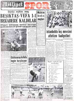  mühim maç BEŞİKTAŞ-VEFA 1-1 BERABERE KALDILARI OAALAKLESİELEELSERİEEEELKEANN K Maçın bilhassa birinci devresi; e güzel...