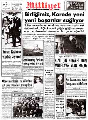 Milliyet sayfa 1