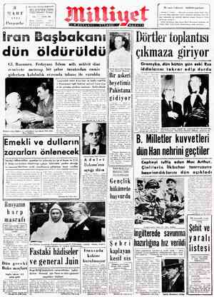 Milliyet sayfa 1