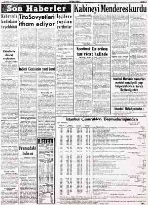  10 MAPT' 1951 Ka l Kıbrıslı kadınların teşebbüsü Lefkoşe, 9 (AA.) kşam bütün Kıbristi S1 kadınlar gününü tes. | sol temayüllü