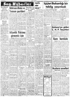  22 MART 1951 Paramızın istlikrarı sağlanacak Ankara, 22 (Yurd Ajansı) sağlamak maksadiyle bir i: tikrar, kanununun hazırlanm: