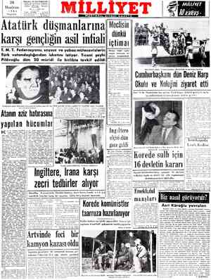 Başyazarı: Ali Naci KARACAN Adres: Nuruosmaniye Türbedar Sokak No: 18-İSTANBUL 28 H' e Telgraf; MİLLİYET - İstanbul azıran e