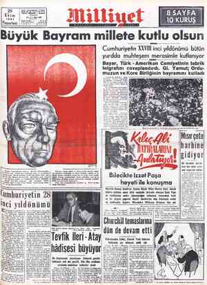  Aöres: Sokak 29 Ekim 1951 Pazartesi | F? Posta Kutusu Telgraf; Nuruosmeniye Türbedar No:18.İSTANBUL T - İstanbul Yıl: 2 —...