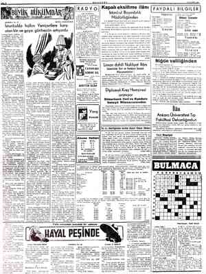  MİLL İYET * MUJ HÜKÜMD *HAYATI TEFRİKA No: 47 ,KEMAL SAMANCIĞIL İstanbulda halkın Yeniçerilere karşı olan kin ve gayzı...