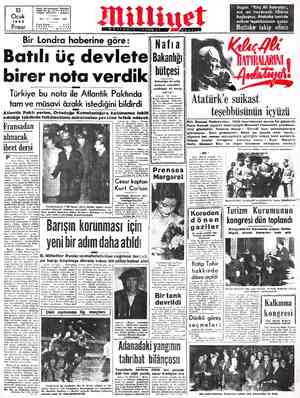 Milliyet sayfa 1