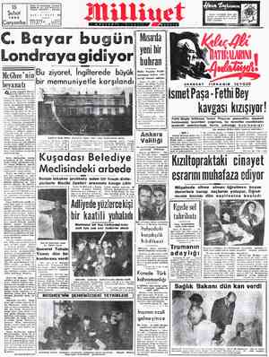  18 | Şubat 1952 Çarşamba| YI Adres! Nuruosmaniye Türbedar Sokak No: 18 -İSTANBUL Telgraf: MİLLİYET | İstanbul L: 2—SAYI: 3)