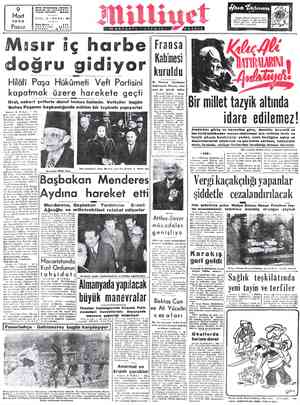  9 Adres: Nuruosmaniye Türbedar İ Sokak No; 18 -İSTANBUL Telgrafi MİLLİYET — İstanbul Mart 1952 P TELEFOR: b Aazar FİYAYI 'i